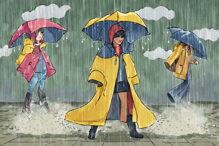 poncho vs. raincoat